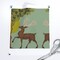 Woodland Nature Mint Green Vintage Style Animals Woods Trees Botanical Whimsical Custom Printed Fabric by Spoonflower Various Fabrics by the Yard or Fat Quarter